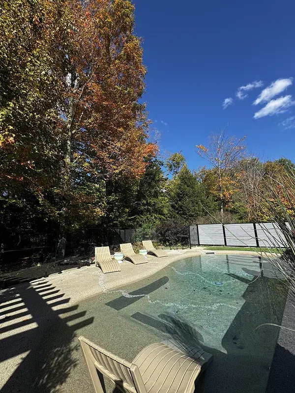 Biodesign natural pool Ontario project