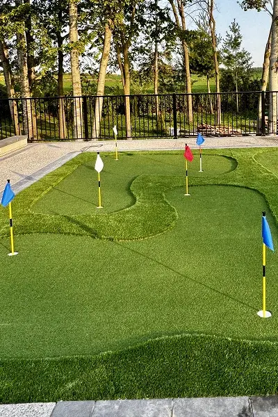 Community park playground turf installation Ontario