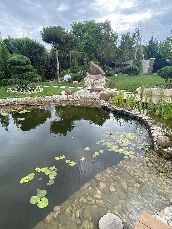 Natural stone waterfall GTA