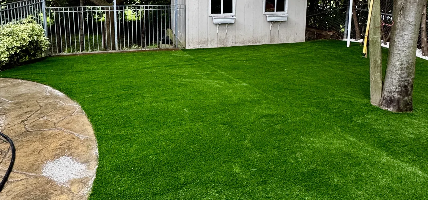 Backyard artificial turf installation Ontario — Perfect Yard Landscape